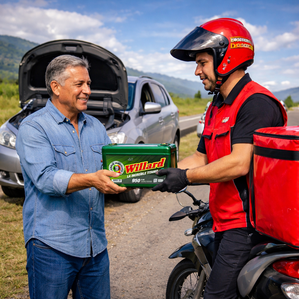 Intercambio-de-batería-en-carretera